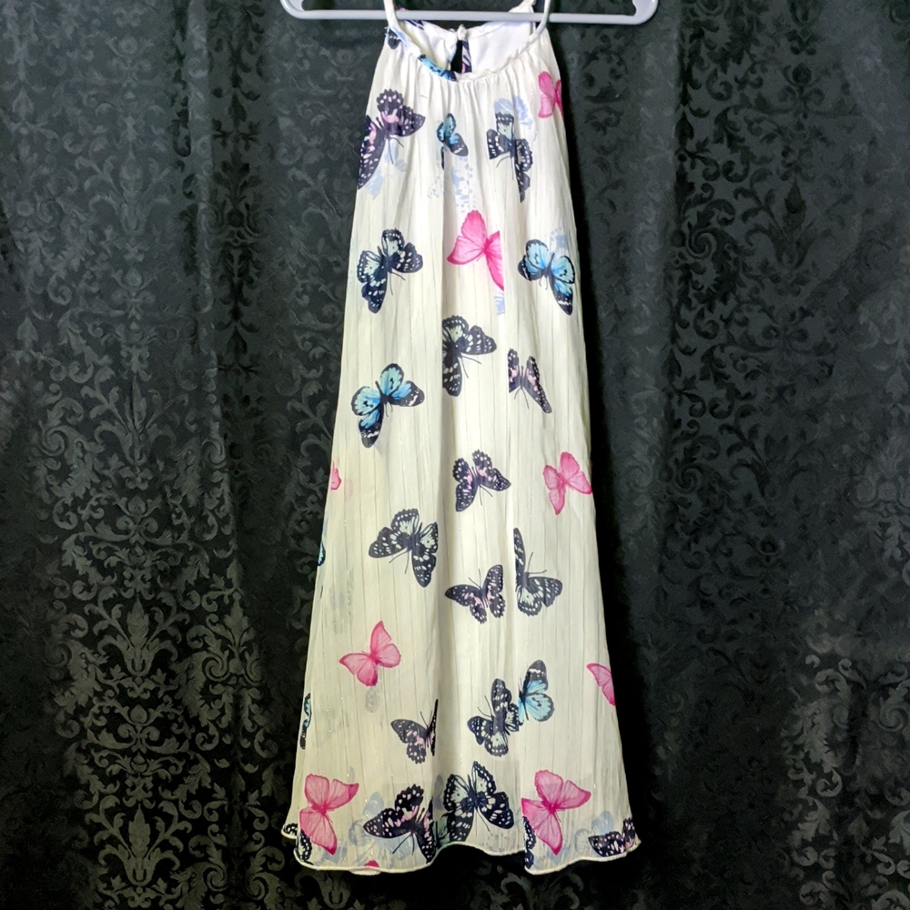White Butterfly Dress